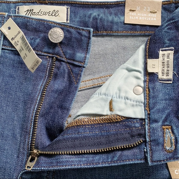 Madewell The High Rise Slim Boyjean Boyfriend Jean - Picture 9 of 12